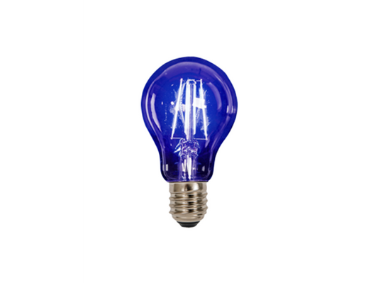 FOCO RETRO FILAMENTO LED  A19 AZUL