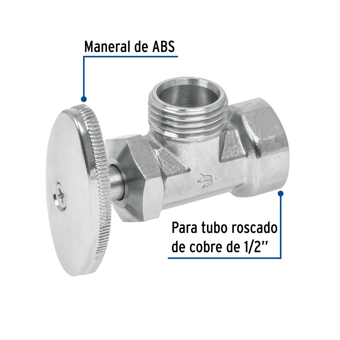 LLAVE ANGULAR 1/2" X 1/2" FOSET ANG-02