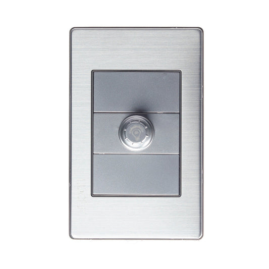 PLACA METALICA CON DIMMER PLATEDO