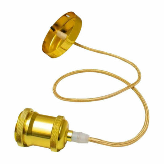 SOCKET COLGANTE VITANGE ORO DORADO.  BQDT-01-08 ORO DORADO