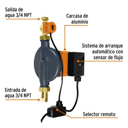 BOMBA PRESURIZADORA 1/3 HP   PRE-1/3T