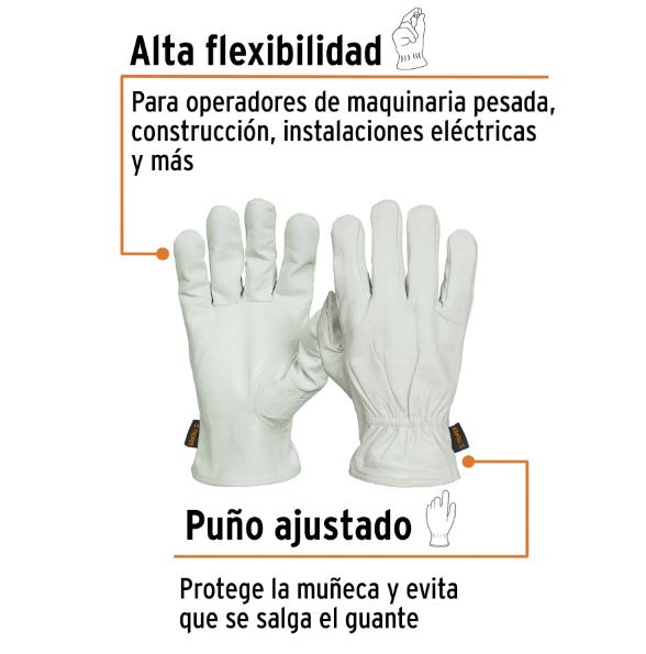 GUANTES DE PIEL DE CABRA TIPO OPERADOR  GU-725