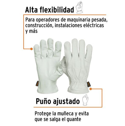 GUANTES DE PIEL DE CABRA TIPO OPERADOR  GU-725