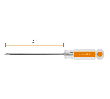 DESARMADOR 1/8" X 4 MANGO DE ACETATO