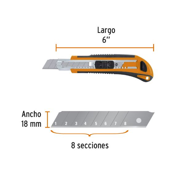 CUTTER 6" CON GRIP  CUT-6X