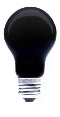 Foco A19 Con Filtro Luz Negra Incandescente 75W 127V E26 A19BLB75