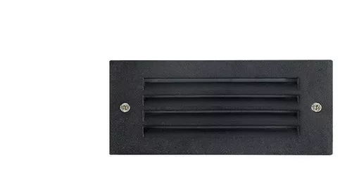 Lámpara De Cortesía Escalera Lagartijera Muro Negro 127V E27 BME-004N2