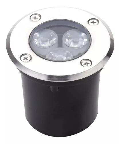 SPOT LED EMPOTRADO DE PISO BLANCO CALIDO 3W 110-277V 30K