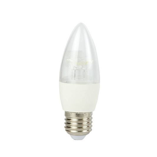 FOCO LED TIPO VELA ATENUBALE 6W 100-127V 470LM 65K E27 EICD-LED/6W/65