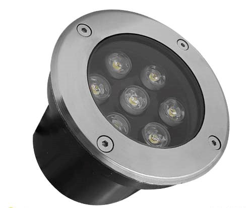 SPOT EMPOTRADO DE PISO 7W LUZ CALIDA 7X1 35K