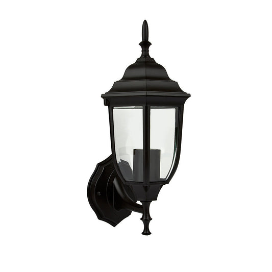 FAROL DE MURO PARA EXTERIOR DE SOBREPONER NEGRO SALERMO 20W 100-240V E27  FTL-6002/N