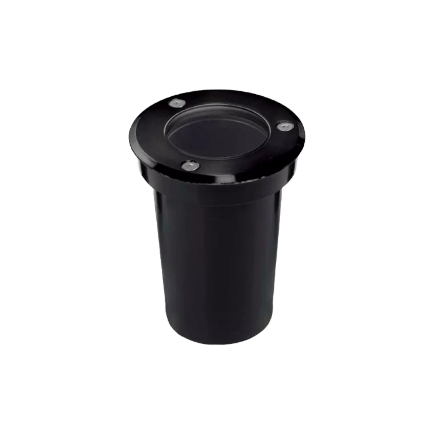 EMPOTRADO DE PISO PLASTICO NEGRO EXTERIOR BASE GU10