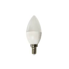 Foco LED Vela Luz Fría E12 4W 127V 360LM 65K  99X37MM